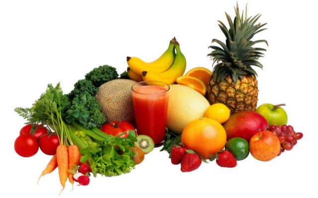 fruits and vegetables