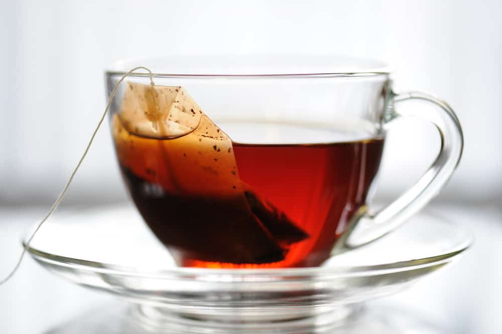 tea bag in cup