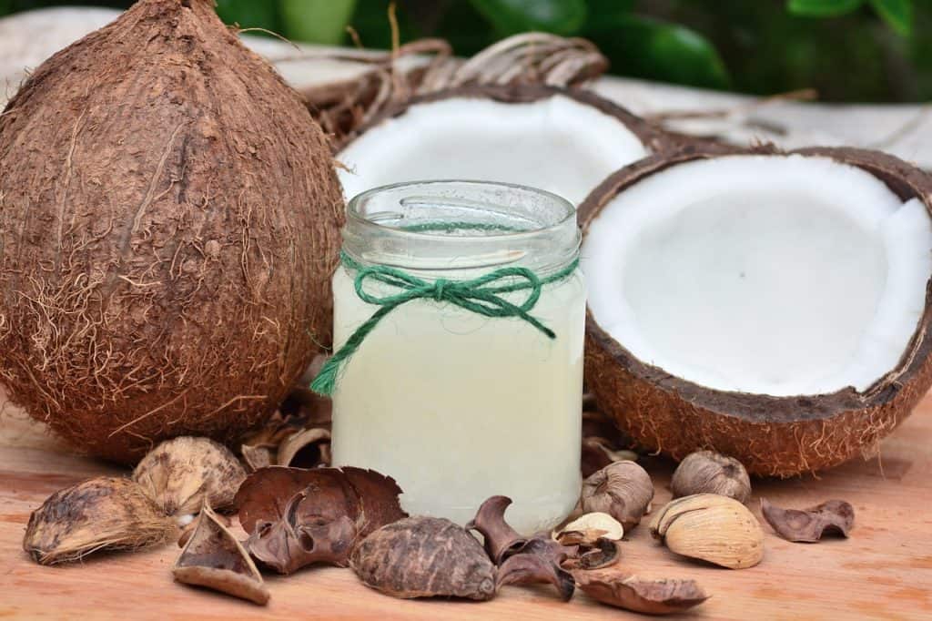 coconut oil extracted from coconut