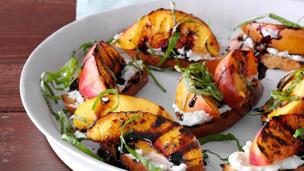 Honey Nectarine Bruschetta Recipe - Healthy Living Daily