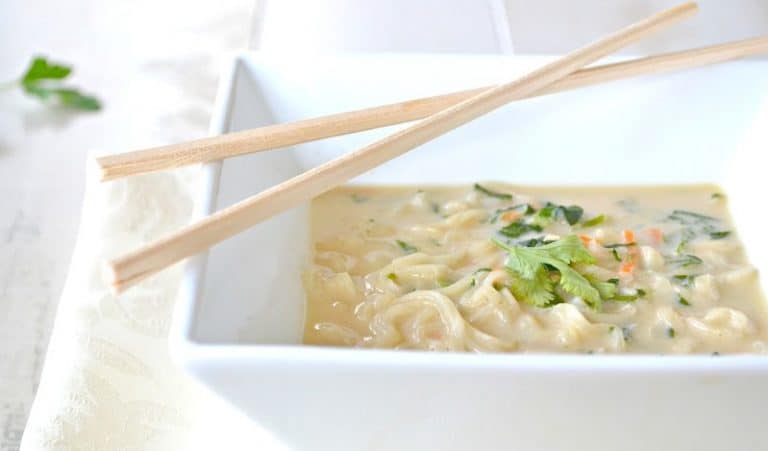 Homemade Honey Coconut Ramen Noodles Recipe