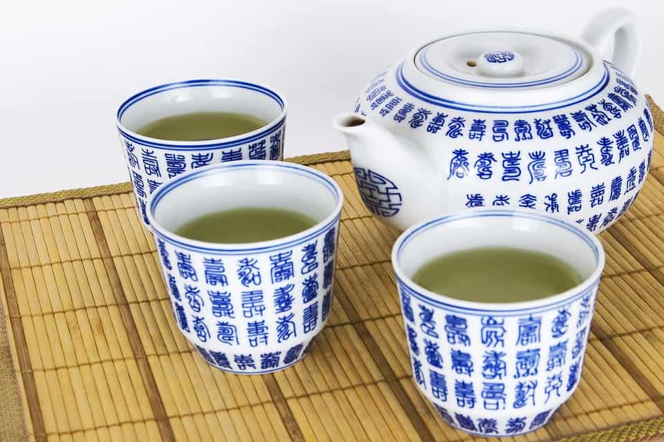 3 cup servings of green tea