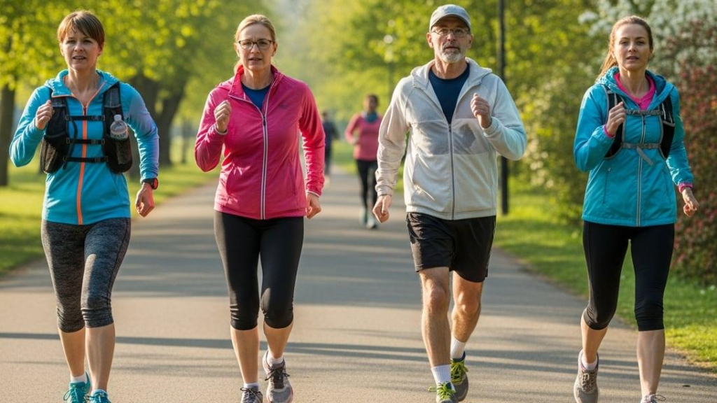 Person staying active with daily exercise and outdoor movement