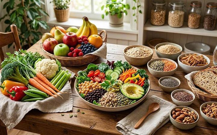 Fiber-rich foods that support a healthy diet and digestion