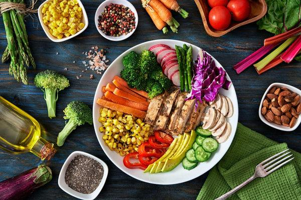 New diet trends in 2026 featuring protein, fiber, whole foods, fruits and vegetables