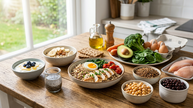 Protein and fiber rich foods that help promote fullness